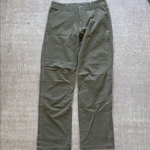 KUHL Olive Green Men's Pants 33x34 like new